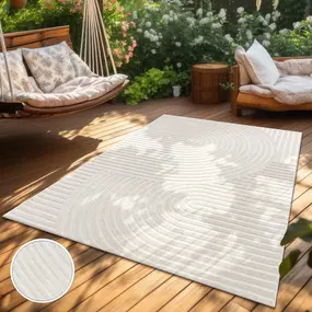 Laagpolig Vloerkleed Cotera - Creme