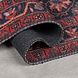 Laagpolig Loper Wasbaar - Medaillon - Rood 60x230cm Laagpolig Loper Wasbaar - Medaillon - Rood 60x230cm
