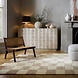 Laagpolig Vloerkleed Eric - Checkerboard - Beige / Naturel Laagpolig Vloerkleed Eric - Checkerboard - Beige / Naturel