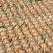 Loper Jute Vloerkleed Boucle Naturel / Groen Loper Jute Vloerkleed Boucle Naturel / Groen