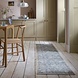 Laagpolig Wasbaar Loper - Orelia Global - Blauw 60x230cm Laagpolig Wasbaar Loper - Orelia Global - Blauw 60x230cm