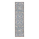 Laagpolig Wasbaar Loper - Orelia Global - Blauw 60x230cm Laagpolig Wasbaar Loper - Orelia Global - Blauw 60x230cm