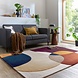 Wollen vloerkleed Glow - Paars / Multi Wollen vloerkleed Glow - Paars / Multi