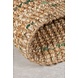 Jute Vloerkleed Boucle Naturel / Groen Jute Vloerkleed Boucle Naturel / Groen