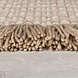 Laagpolig Vloerkleed - Rene Fringed Ribbed - Beige Laagpolig Vloerkleed - Rene Fringed Ribbed - Beige