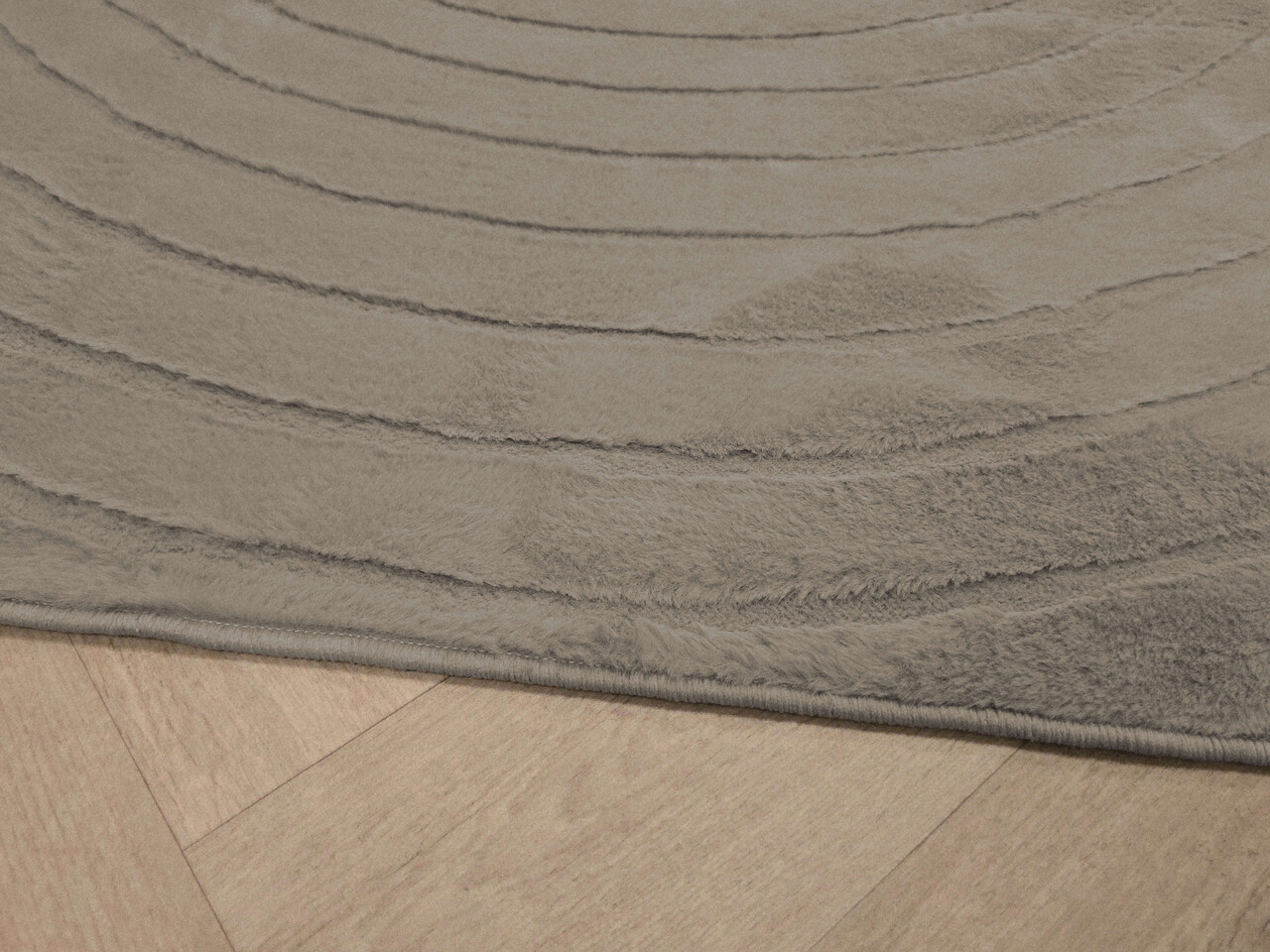 Japandi vloerkleed - Mystic Grooves Taupe