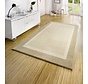 Laagpolig vloerkleed - Band Crème - 160x230 cm
