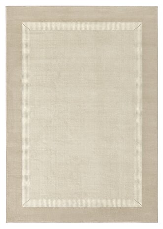 Laagpolig vloerkleed - Band Crème - 160x230 cm