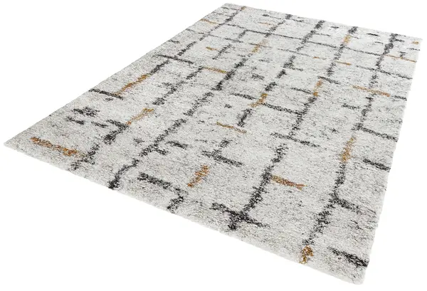 Hoogpolig vloerkleed - Nomadic Verlour Crème/Multi - 160 X 230 CM