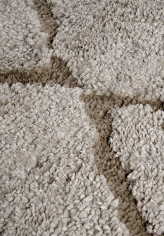 Elle Decoration - Gallery - Hoogpolig vloerkleed - Perrotin - Beige - 160 X 235 CM