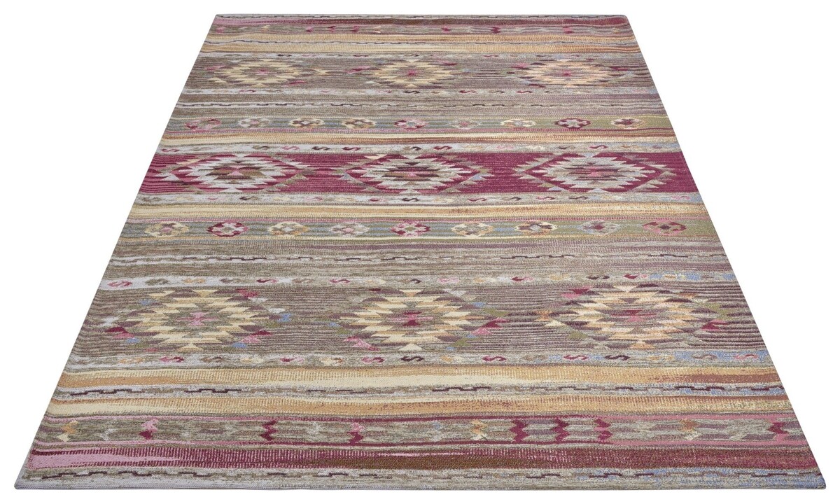 Kelim vloerkleed - Necla Kleurrijk - 150x220 cm