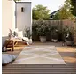 Elle Decoration - Binnen & Buitenkleed - Omkeerbaar - Rhombus - Okergeel - 160 X 230 CM