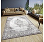 Vintage vloerkleed - Shine Crème/Grijs - 200 X 280 CM