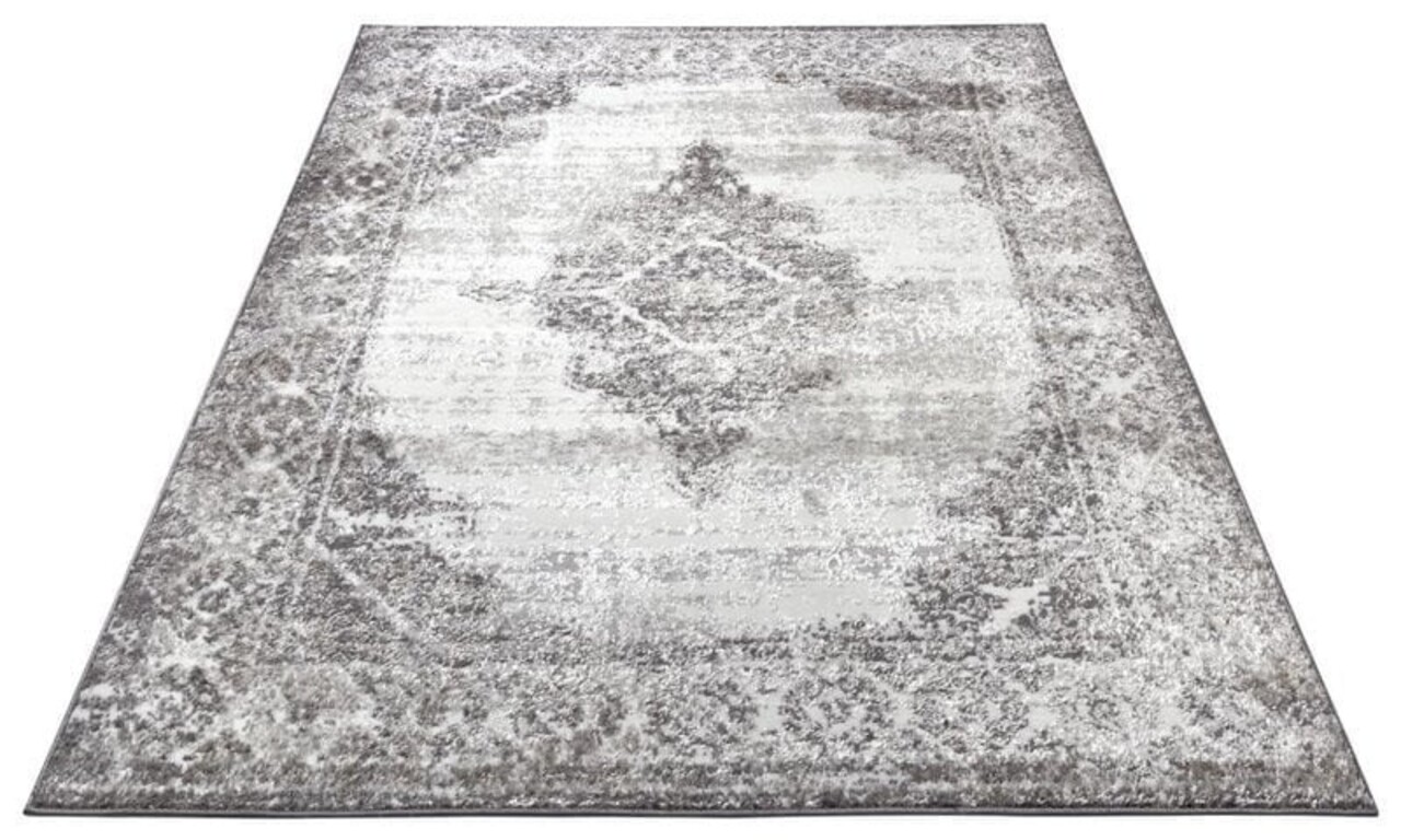 Vintage vloerkleed - Shine Crème/Grijs - 200 X 280 CM
