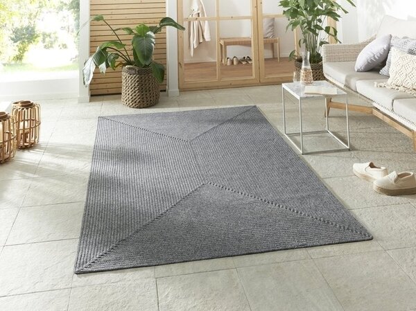 Binnen- En Buitenkleed - Trenzado Grijs - 200 X 290 CM