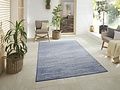 Elle Decoration - Binnen & Buitenkleed - Omkeerbaar - Gemini - Gemeleerd - Ocean Blauw - 200 X 290 CM