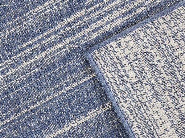 Elle Decoration - Binnen & Buitenkleed - Omkeerbaar - Gemini - Gemeleerd - Ocean Blauw - 200 X 290 CM