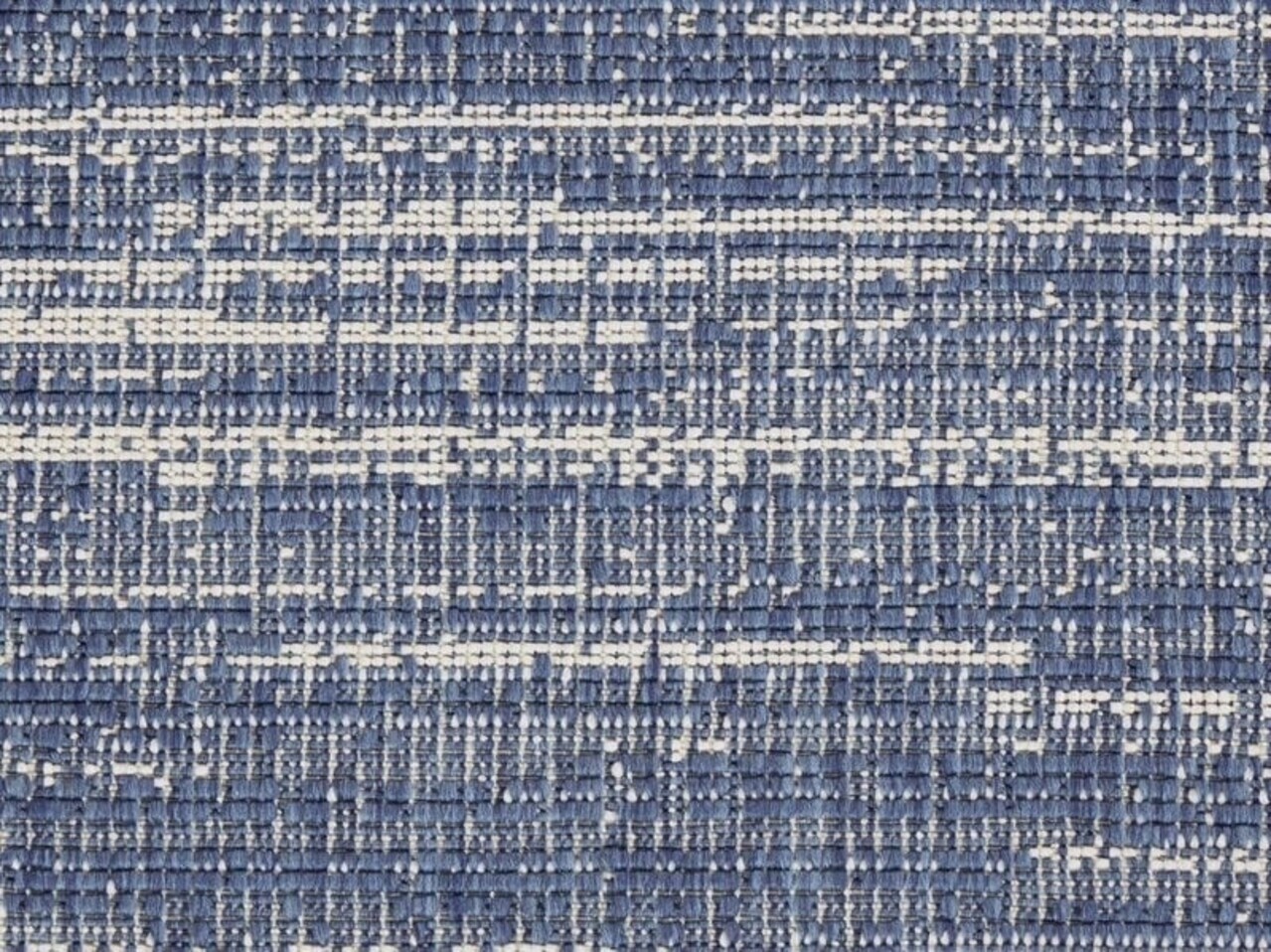 Elle Decoration - Binnen & Buitenkleed - Omkeerbaar - Gemini - Gemeleerd - Ocean Blauw - 200 X 290 CM