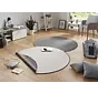 Rond Binnen & Buiten Omkeerbaar vloerkleed - Miami Grijs - Ã˜ 200 CM