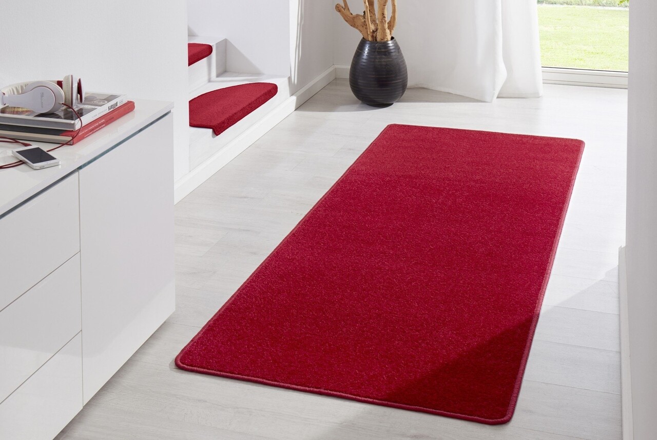 Effen loper - Fancy Rood - 80x150 cm