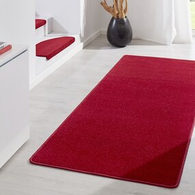 Effen loper - Fancy Rood - 80x150 cm