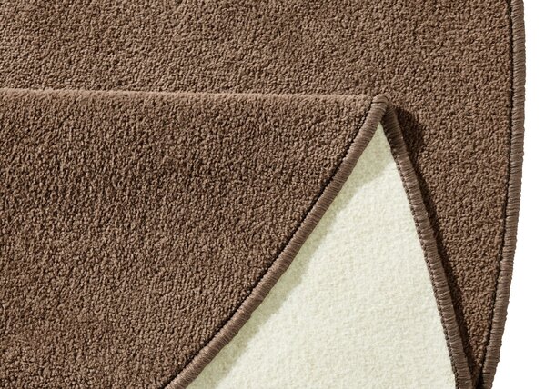 Rond effen vloerkleed - Fancy Bruin - 200cm rond Ã˜