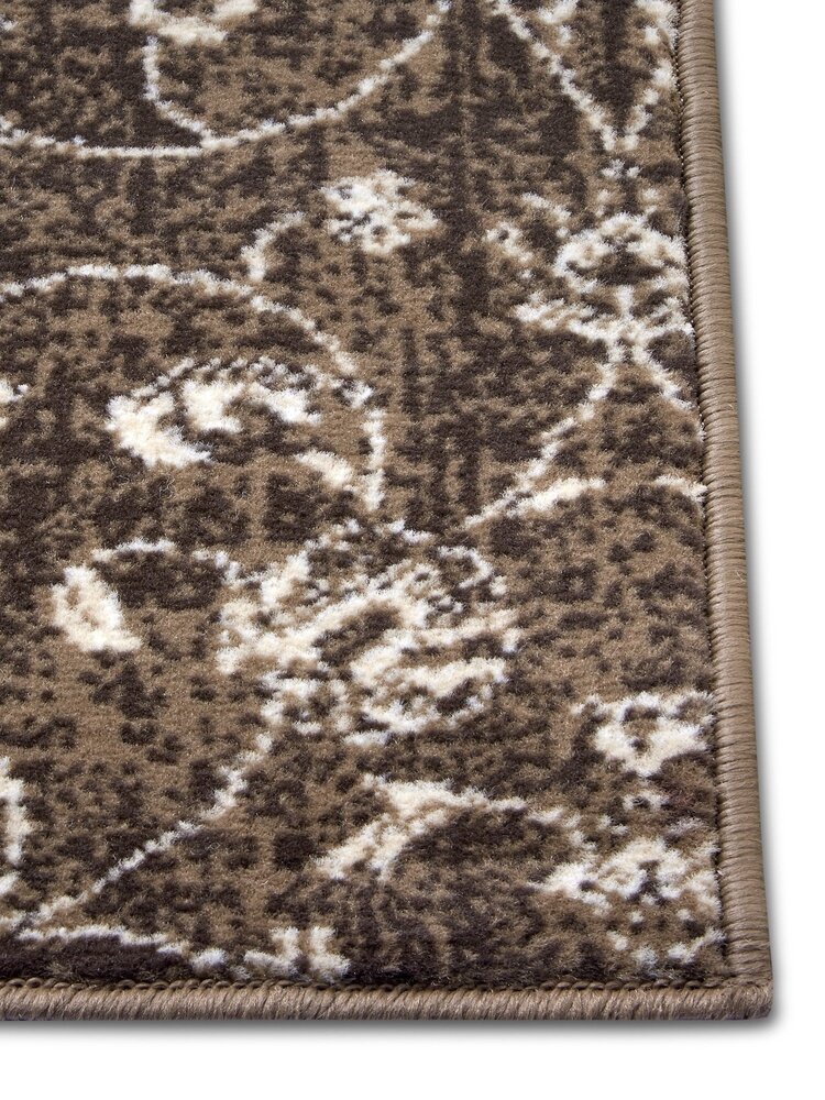 Vintage Patchwork Laagpolig vloerkleed - Kirie - Taupe - 200 X 290 CM