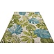 Binnen- En Buitenkleed - Tropical Leaves Groen/Blauw - 200 X 285 CM Binnen- En Buitenkleed - Tropical Leaves Groen/Blauw - 200 X 285 CM