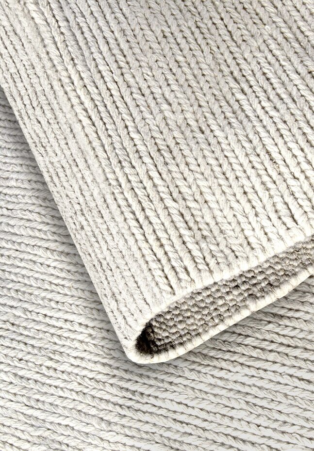 Wollen vloerkleed - Francois Wit/Crème - 80 X 150 CM