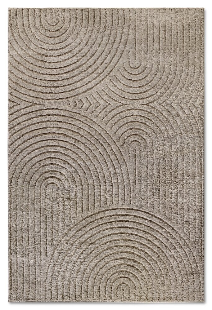 Japandi vloerkleed - Panglao Taupe - 120x170 cm