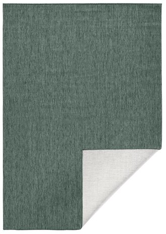 Omkeerbaar vloerkleed - Binnen & Buitenkleed Miami- Groen - 80 X 250 CM