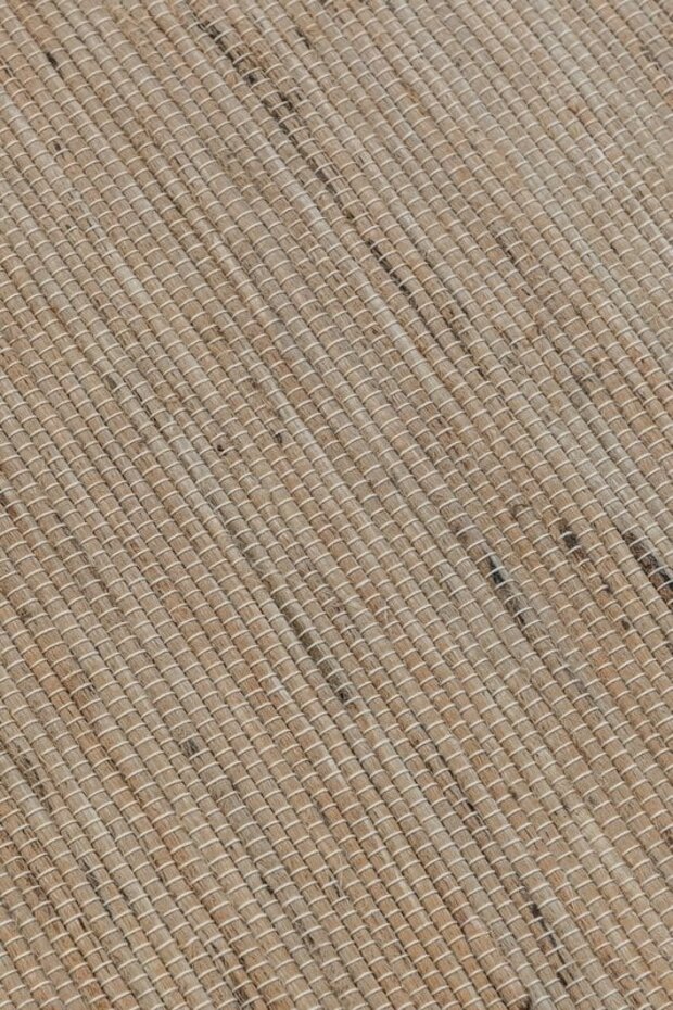 Jute Wol Katoen vloerkleed - Dhaka Naturel - 80 X 200 CM