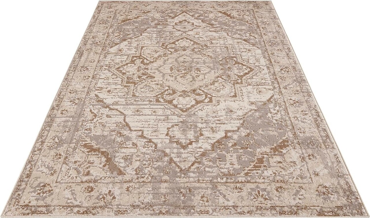Vintage vloerkleed - Sand Beige - 80 X 200 CM