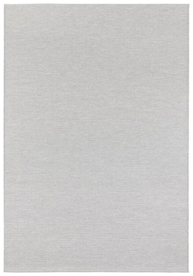 Elle Decoration - Binnen & Buitenkleed - Secret - Laagpolig - Lichtgrijs / Zilver - 200 X 290 CM