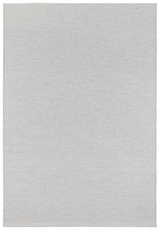 Elle Decoration - Binnen & Buitenkleed - Secret - Laagpolig - Lichtgrijs / Zilver - 200 X 290 CM