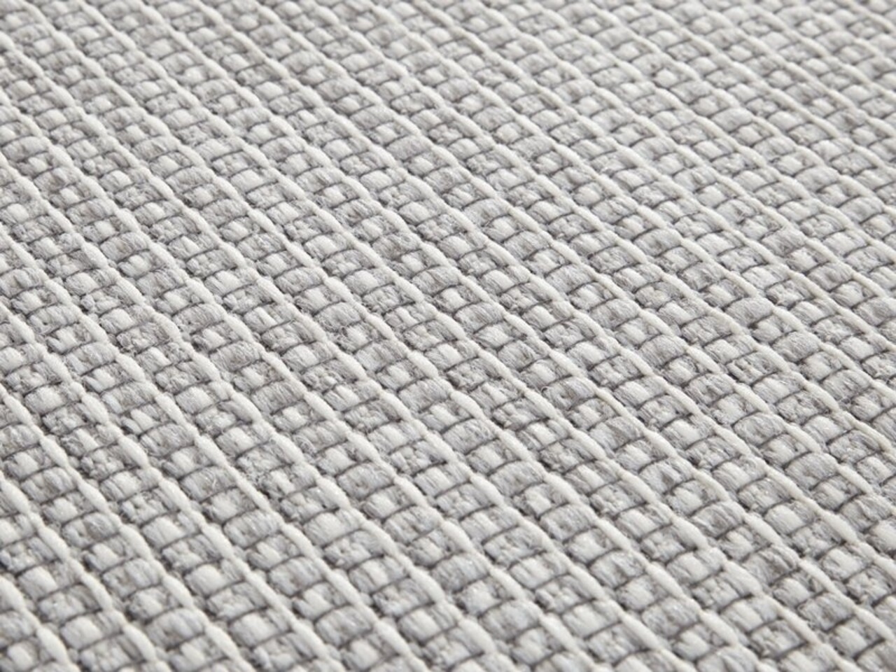 Elle Decoration - Binnen & Buitenkleed - Secret - Laagpolig - Lichtgrijs / Zilver - 200 X 290 CM