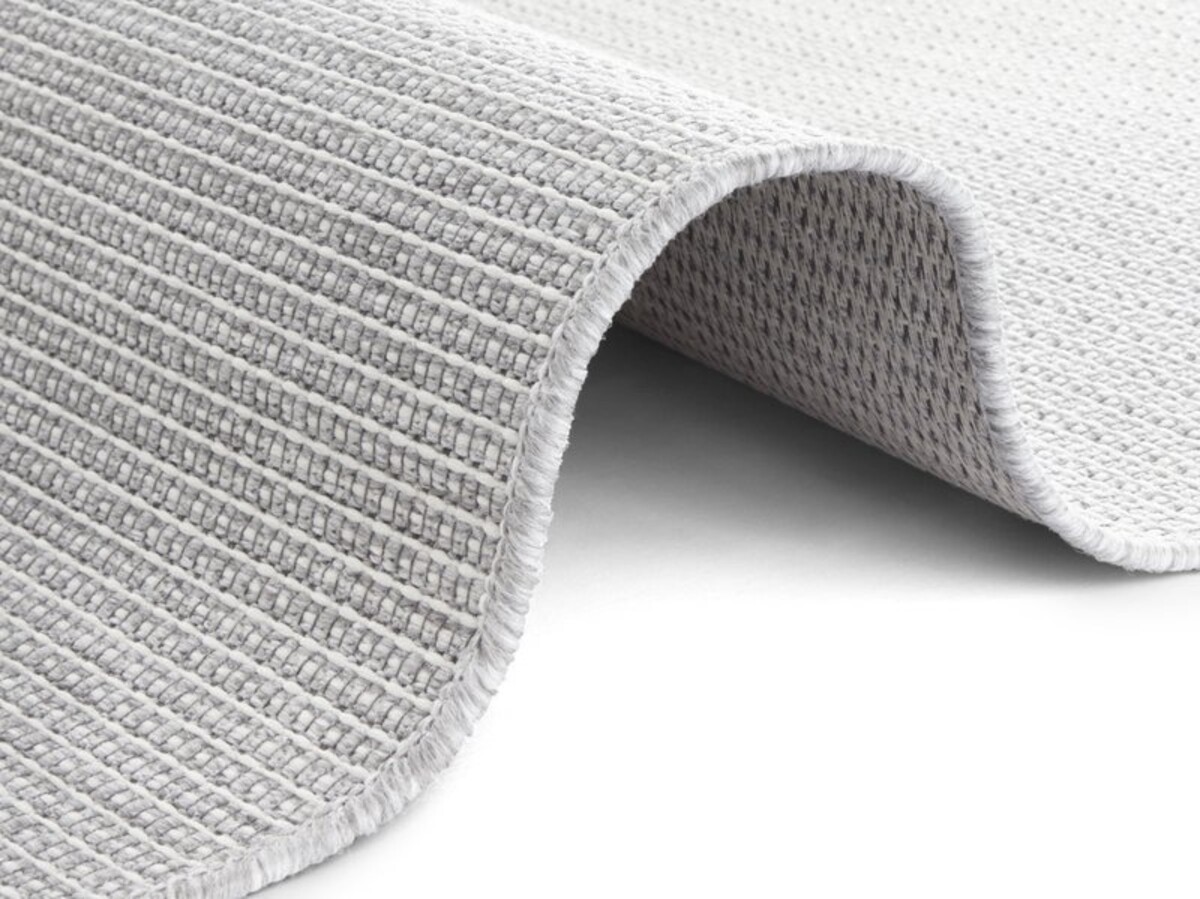 Elle Decoration - Binnen & Buitenkleed - Secret - Laagpolig - Lichtgrijs / Zilver - 200 X 290 CM