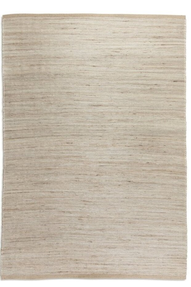 Jute Wol Katoen vloerkleed - Dhaka Taupe - 120 X 170 CM