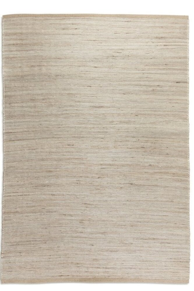 Jute Wol Katoen vloerkleed - Dhaka Taupe - 120 X 170 CM