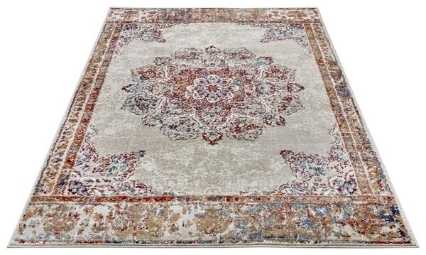 Vintage vloerkleed - Maderno Crème / Multi - 120 X 170 CM