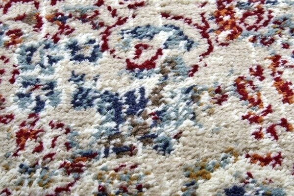 Vintage vloerkleed - Maderno Crème / Multi - 120 X 170 CM