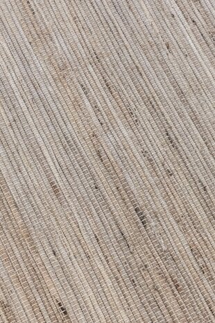 Jute Wol Katoen vloerkleed - Dhaka Taupe - 120 X 170 CM