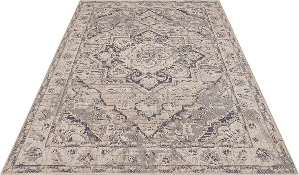 Vintage vloerkleed - Sand Crème / Grijs - 160 X 235 CM