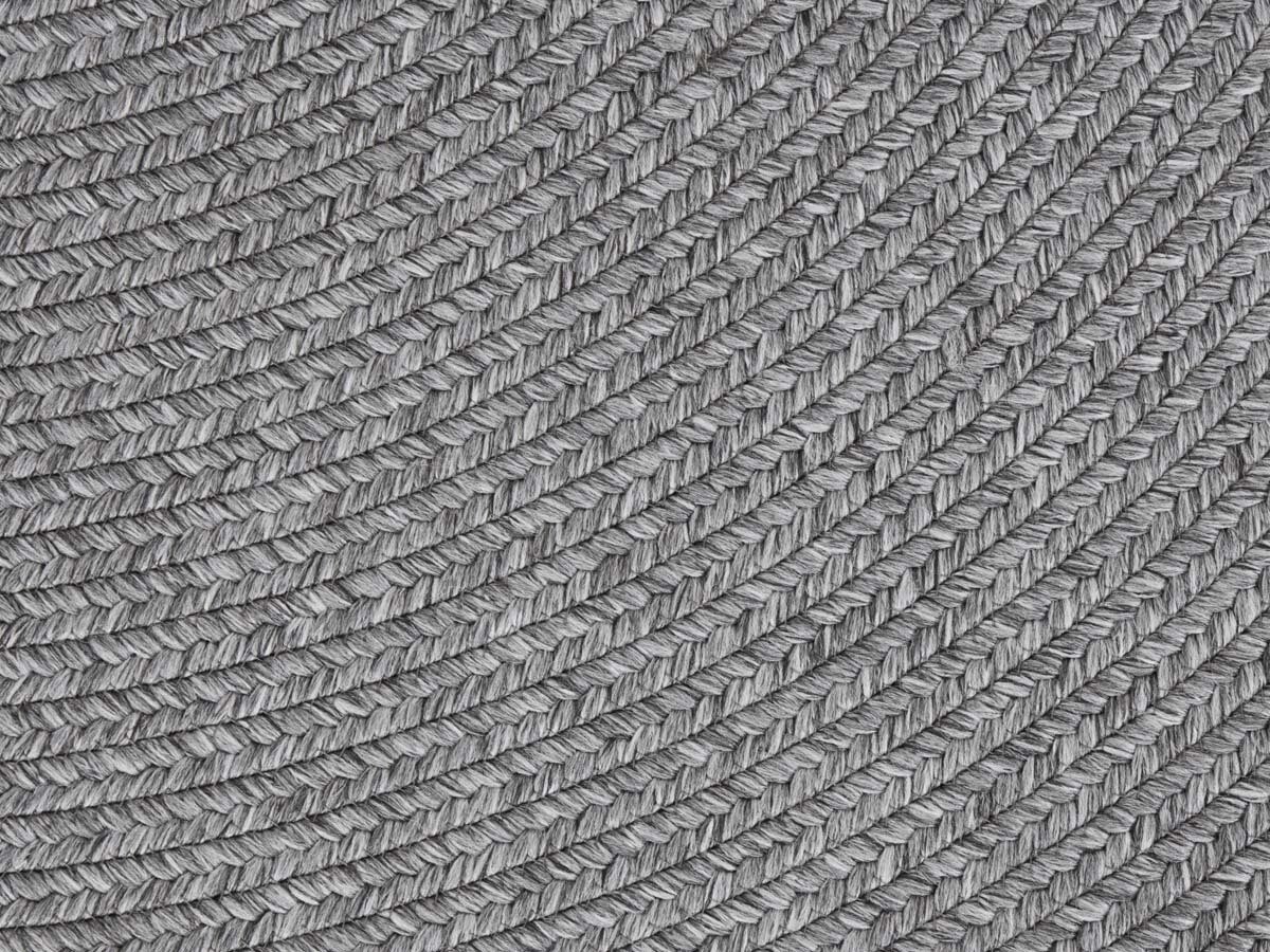 Rond Binnen- En Buitenkleed - Trenzado Grijs - Ø  150 CM