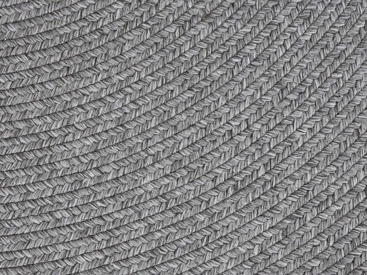 Rond Binnen- En Buitenkleed - Trenzado Grijs - Ã˜ 200 CM