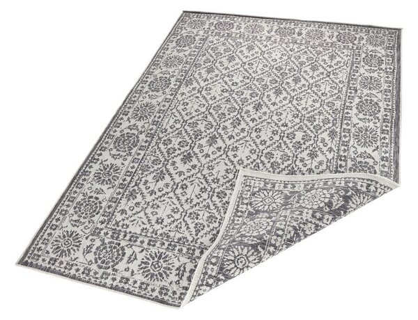 Binnen & Buiten vloerkleed - Curacao Grijs/Crème Omkeerbaar - 200 X 290 CM