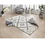 Binnen & Buitenkleed Omkeerbaar - Malibu Grijs/Crème - 160 X 230 CM