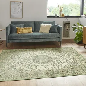 Perzisch tapijt - Antik Heritage Groen/Crème - 160 X 230 CM