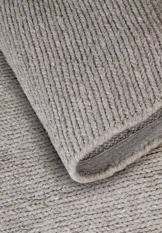 Ovaal wollen vloerkleed - Francois Linen/Beige - 160 X 230 CM Ovaal