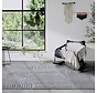Elle Decoration - Gallery - Hoogpolig vloerkleed - Chappe - Lichtgrijs - 160 X 235 CM